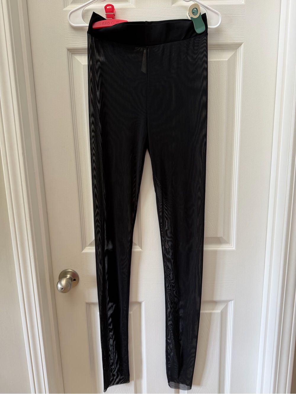 Intimately Free People Black Sheer Mesh Leggings Size Small